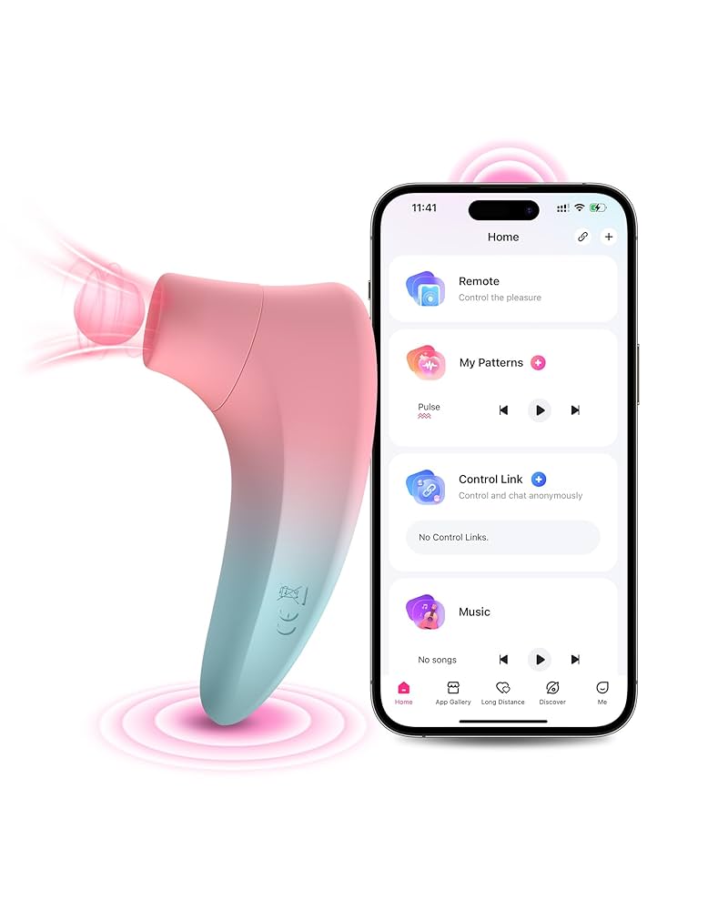LOVENSE Tenera 2 Remote-Controlled Clitoral Suction Stimulator with PulseSense™ Tech