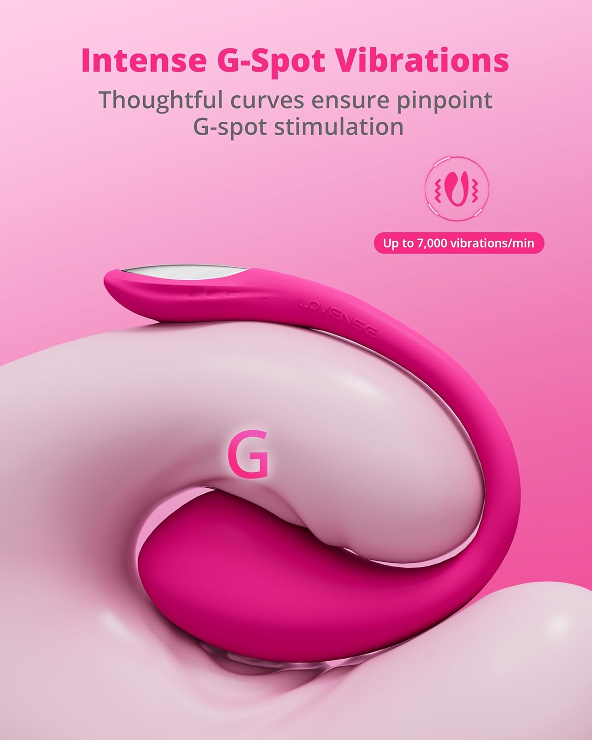 LOVENSE Lush 4 + Gemini Bundle – Remote G-Spot Vibrator & Vibrating Nipple Clamps for Couples