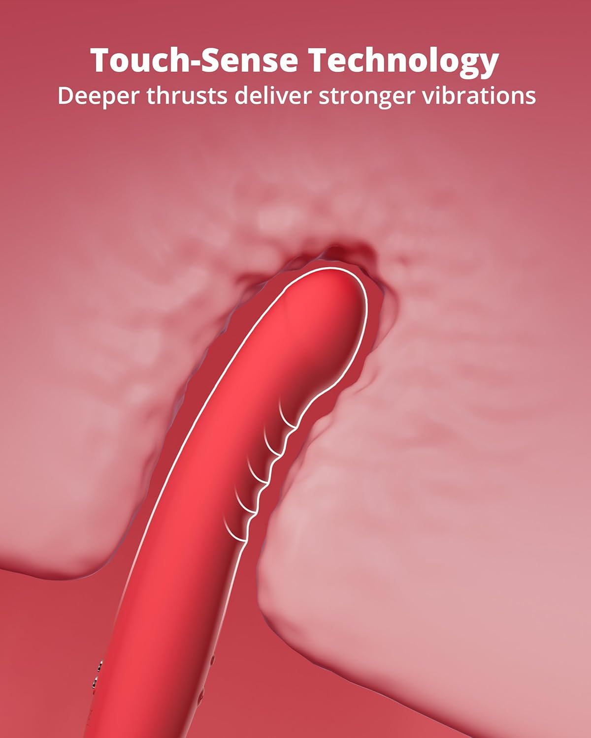 LOVENSE Mission 2 Vibrating Dildo with App Control – Adjustable Depth, Suction Cup, G-Spot Stimulator for Women & Couples