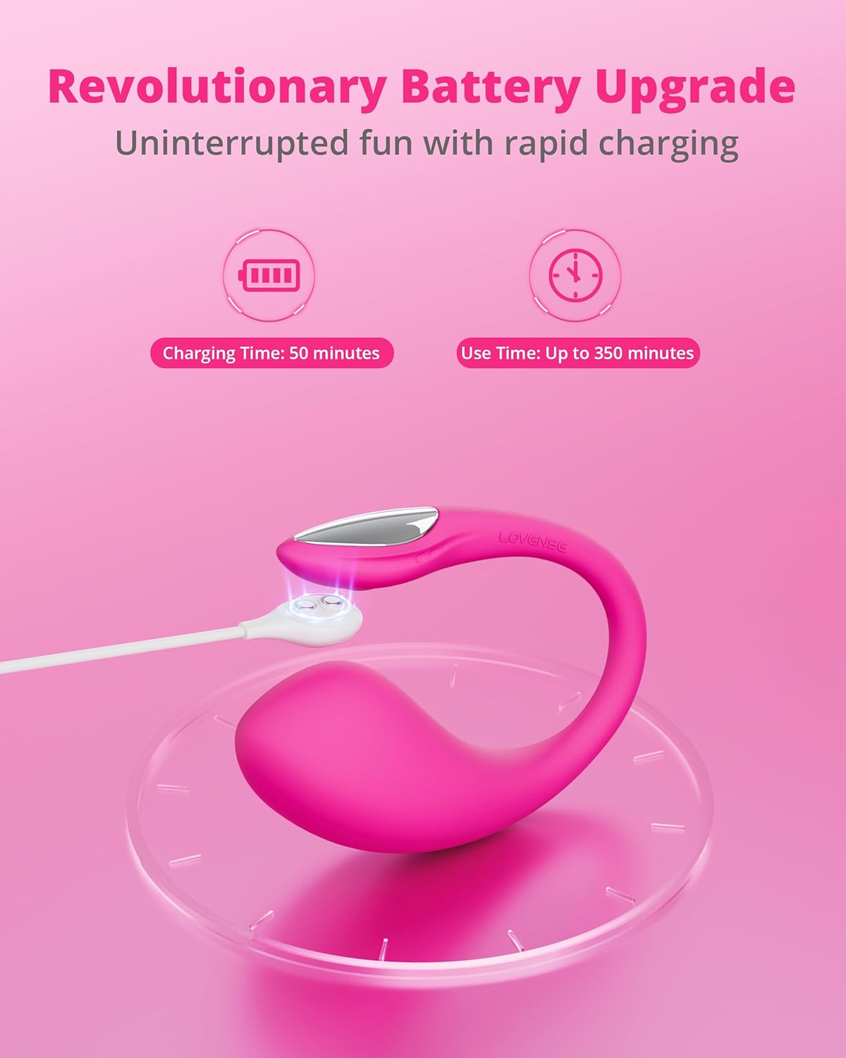 LOVENSE Lush 4 + Gemini Bundle – Remote G-Spot Vibrator & Vibrating Nipple Clamps for Couples