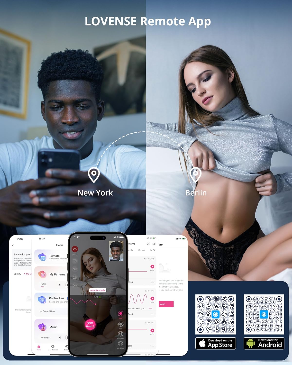 LOVENSE Hush 2 – 2.25" Vibrating Butt Plug for Men & Women with Remote Control & Deep Vibration