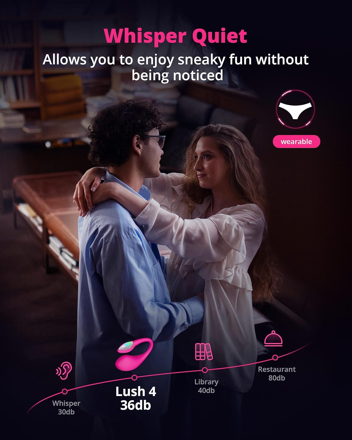 LOVENSE Lush 4 + Osci 3 Bundle – Wearable G-Spot Vibrator & Dual Motor Rabbit Vibrator for Women