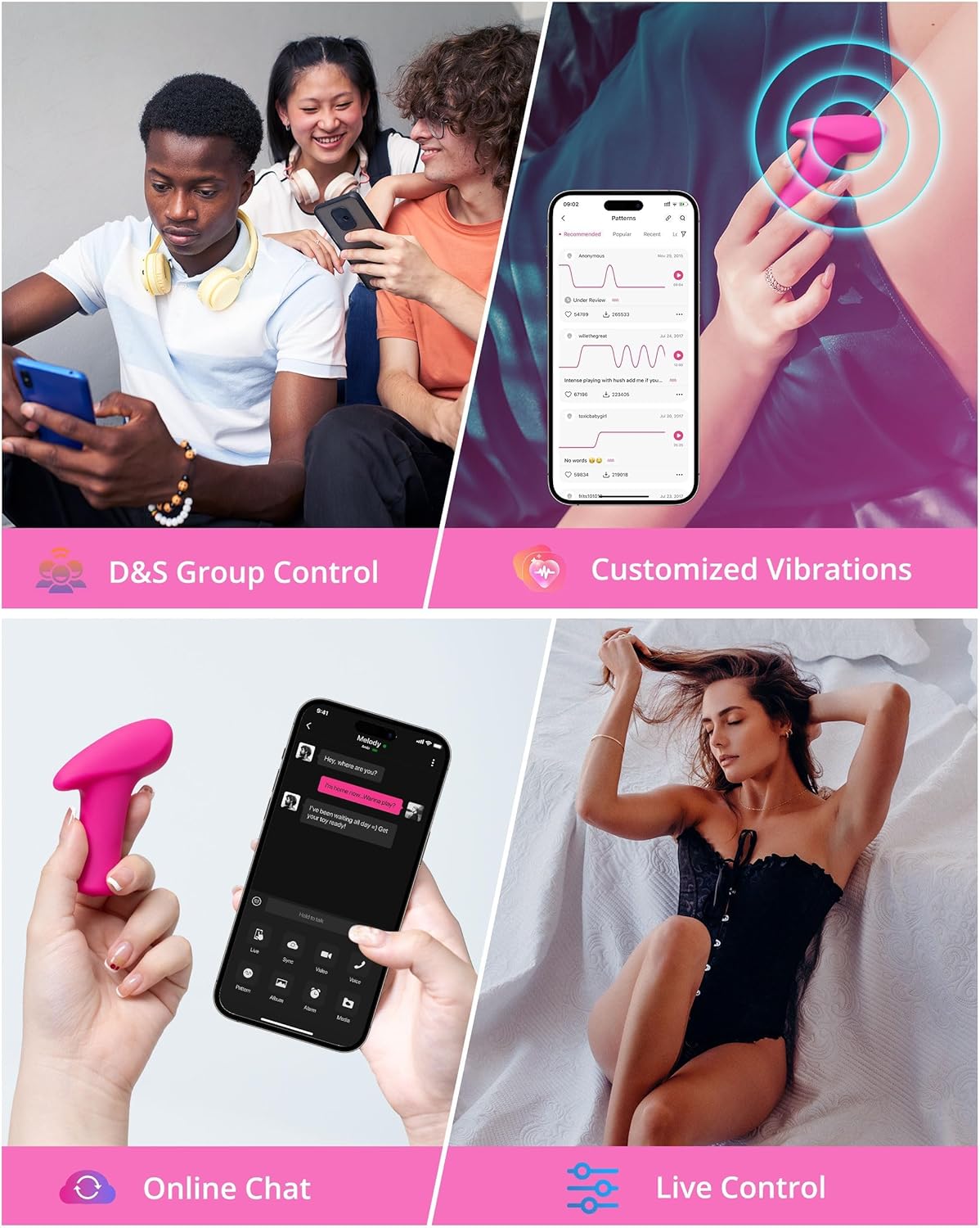LOVENSE Ambi Mini Bullet Vibrator – Powerful, Discreet App-Controlled Clitoral Stimulator with Precision Tip