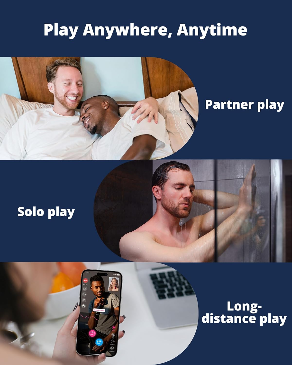 LOVENSE Edge 2 + Gush 2 Bundle – Prostate Massager & Vibrating Male Masturbator for Men