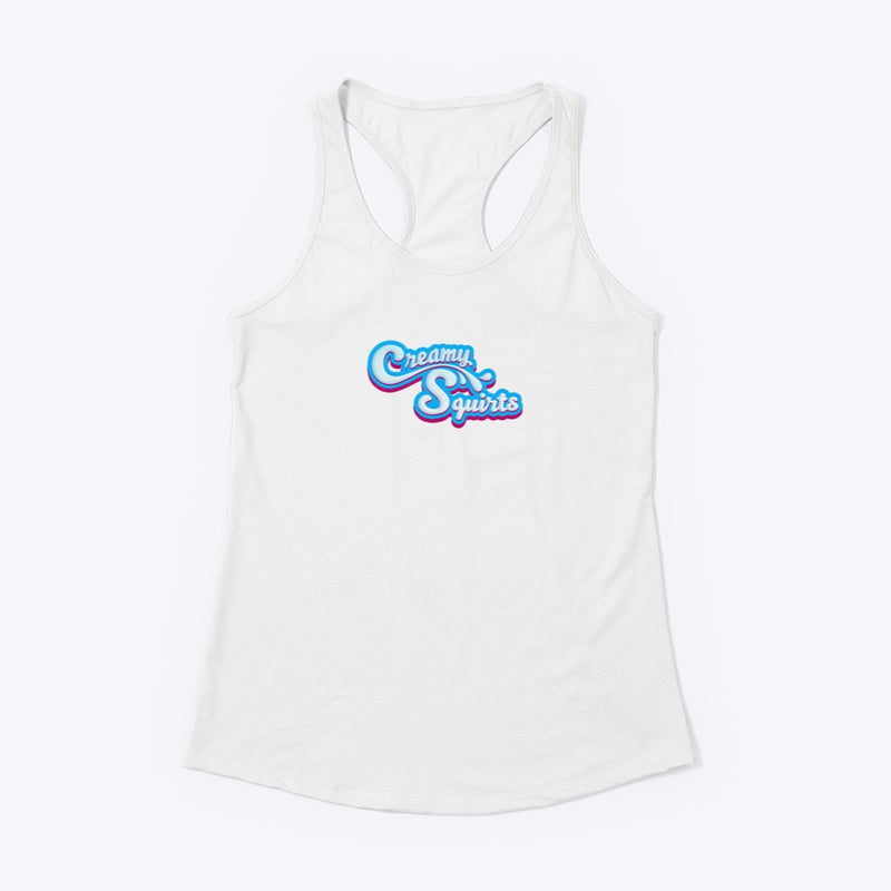 Women’s Racerback Tank - Blue Logo