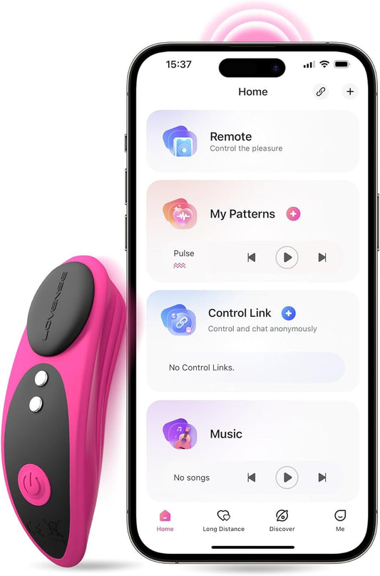 LOVENSE Ferri – Magnetic Wearable Panty Vibrator | Remote-Controlled Clitoral Stimulator for Women & Couples