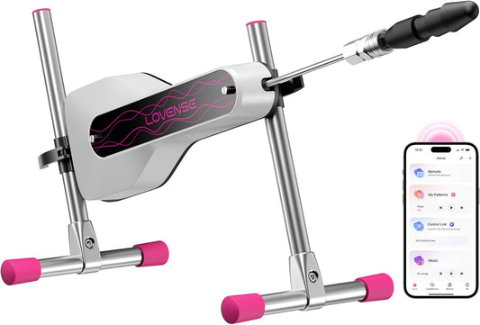 LOVENSE Mini Sex Machine – Thrusting Dildo Machine with Remote Control for G-Spot & Anal Play