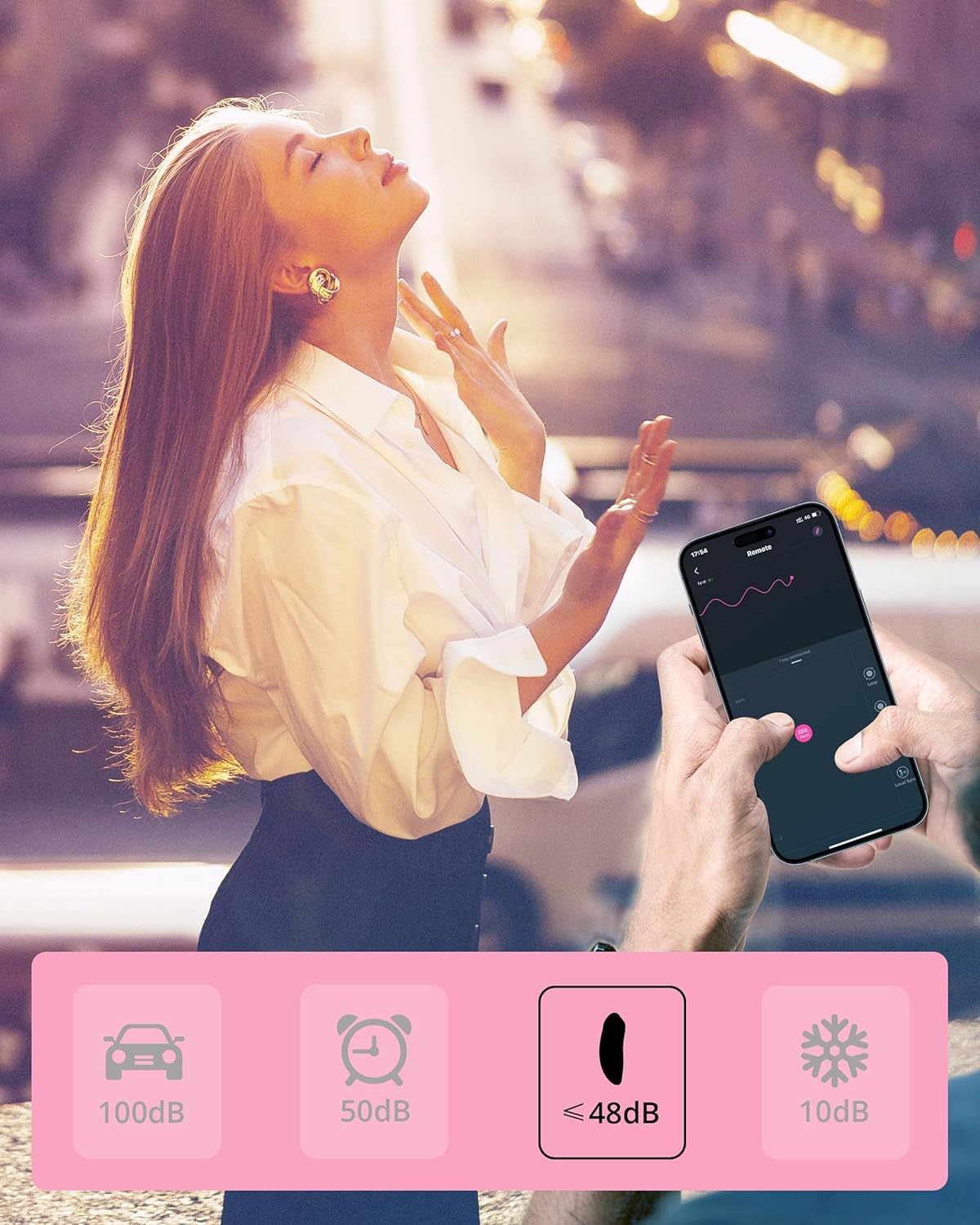 LOVENSE Ferri – Magnetic Wearable Panty Vibrator | Remote-Controlled Clitoral Stimulator for Women & Couples