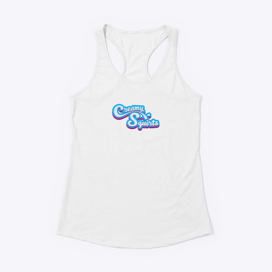 Women’s Racerback Tank - Blue Logo